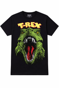 T-REX Roar Graphic Black T-Shirt